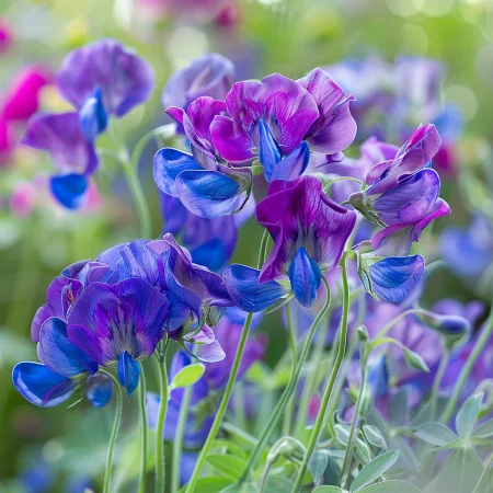 Lathyrus odoratus Spencer, roz magenta